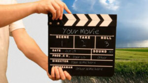 پروژه افترافکت وله با کلاکت فیلمبرداری Film Slate Openers