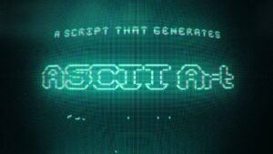 دانلود اسکریپت ASCII Generator برای افترافکت به همراه کرک