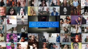 پروژه آماده پریمیر تقسیم صفحه نمایش Multiframe