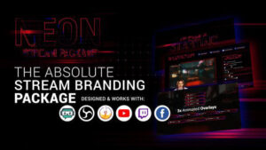 پروژه افترافکت پکیج استریم ویدیو Stream Branding Package