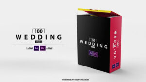 پروژه افترافکت مجموعه عناوین متحرک عروسی Wedding Titles of Love