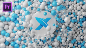 پروژه پریمیر نمایش لوگو با گوی ها Balls Logo Reveal