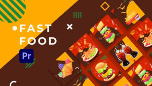 پروژه پریمیر تیزر تبلیغاتی فست فود Food Product Promo