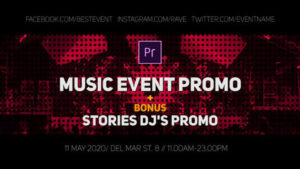 پروژه پریمیر تیزر تبلیغاتی کنسرت موسیقی Music Event Promo
