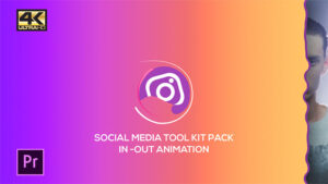 پروژه پریمیر مجموعه نمایش لوگو شبکه اجتماعی Social Media Pack