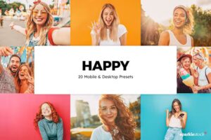 دانلود باندل پریست 20 Happy Lightroom Presets & LUTs