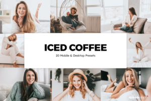 دانلود باندل پریست 20 Iced Coffee Lightroom Presets & LUTs