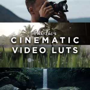 دانلود پریست رنگ WATZAC – Zac Watson – Cinematic Video LUTS برای انواع نرم افزارها