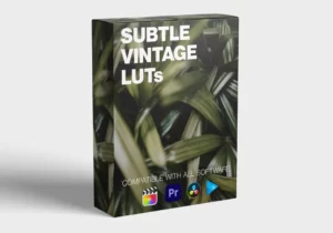 دانلود پریست رنگ Subtle Vintage LUT Pack – FCPX Full Access برای انواع نرم افزارها